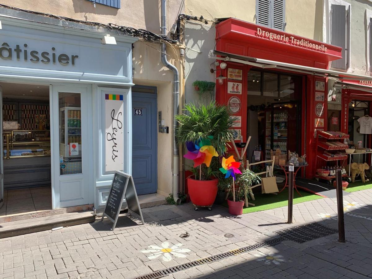 Appartement Terrasse climatisé calme en centre-ville LʼIsle-sur-la-Sorgue Esterno foto